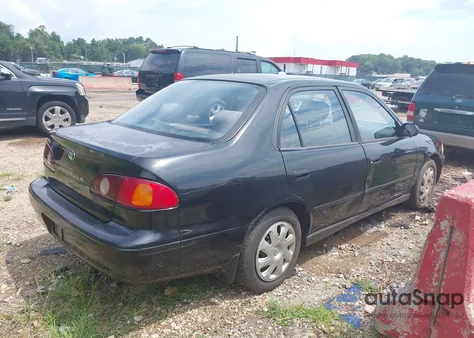 2001 Toyota Corolla S z USA, uszkodzony, nr VIN 2T1BR12EX1C474686